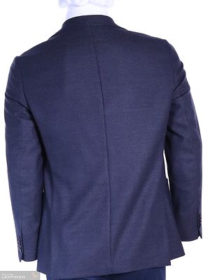 Turo kevyesti vuorattu sini harmaa irtotakki