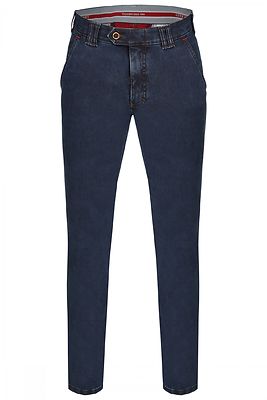 Club of comfort denim sininen puuvillahousu thermolite vuorella