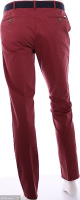 Meyer viininpunaiset puuvillahousut