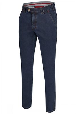 Club of comfort denim sininen puuvillahousu thermolite vuorella