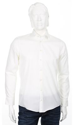 Venti luonnonvalkoinen slim fit kauluspaita