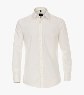 Venti luonnonvalkoinen slim fit kauluspaita