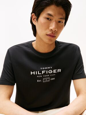 Tommy Hilfiger musta regular fit t-paita