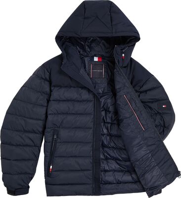 Tommy Hilfiger musta talvitakki