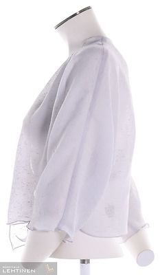 Muoti-Herralan vaaleanharmaa  kevyt, kimonohihainen bolero