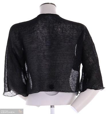 Muoti-Herralan musta, kevyt, kimonohihainen bolero