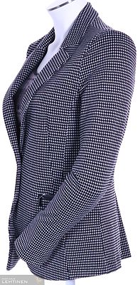 Gerry Weber  joustava musta/valkoruudullinen jersey jakku