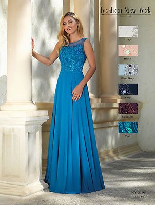 Fashion new york turkoosi juhlapuku