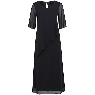 Elinette musta pitkä mekko