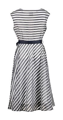 Rils sinivalkoraidallinen kellohelmamekko