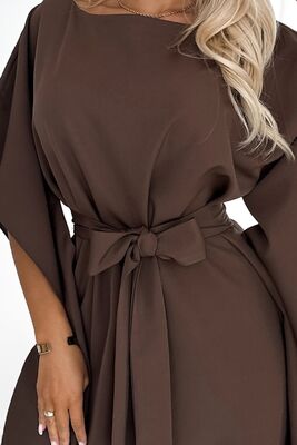 Suklaanruskea juhlamekko