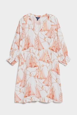 Gant oranssi kuvioinen kesämekko