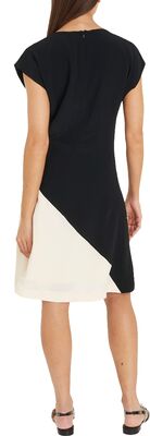 Tommy Hilfiger mustavalkoinen hihaton mekko