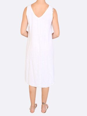 Hegler valkoinen väljä kesämekko