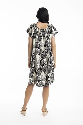 Orintique polvimittainen a-linjainen kesämekko