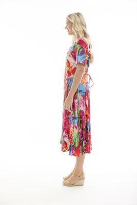 Orientique pirteä pinkki kesämekko