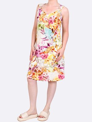 Lea H kukallinen hihaton trikoomekko