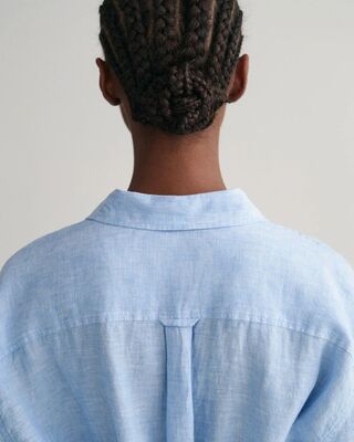 Gant vaaleansininen paitamekko pellavaa