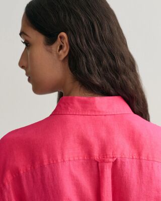 Gant pinkki paitamekko pellavaa