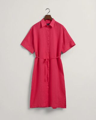 Gant pinkki paitamekko pellavaa