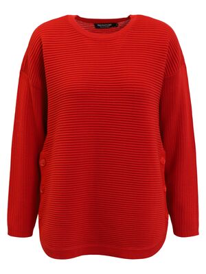 Signature kirkkaanpunainen neulepusero