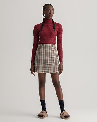 Gant tiilenpunainen neule poolo