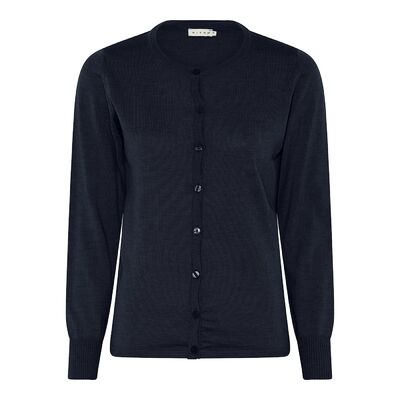 Micha tummansininen merinovilla neuletakki