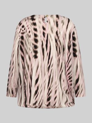 Signature roosan sävyinen trikoopusero