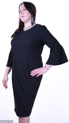 Shenina joustava musta kotelomekko