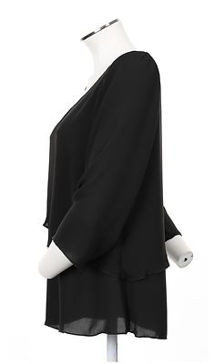 Modelian juhlapusero, sifonkinen yläosa, puolipitkät hihat