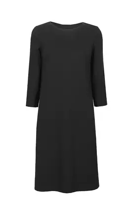 STI musta kotelomekko puolipitkillä hihoilla