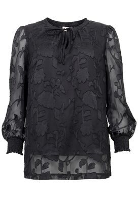 STI musta juhlava pusero