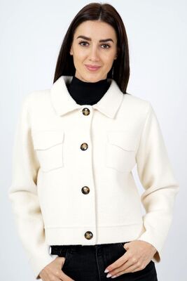 M.X.O luonnonvalkoinen syysjakku