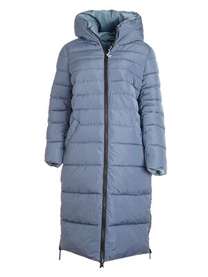 Blue Flame indigonsininen two in one talvitakki