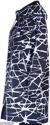 Flare musta harmaa kuviollinen kevät takki