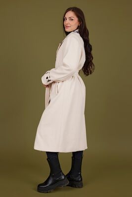 Normann beige villakangastakki