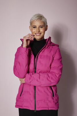 Blue Flame raikas pinkki talvitakki