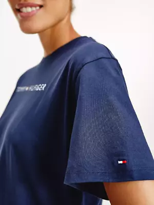 Tommy hilfiger tummansininen yöpaita