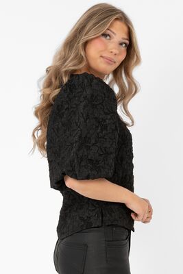 Capri Collection musta rusetti pusero