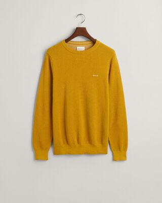 Gant okrankeltainen puuvillaneulepusero