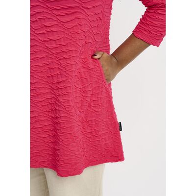 Pont Neuf pinkin sävyinen tunika plus size mitoituksella