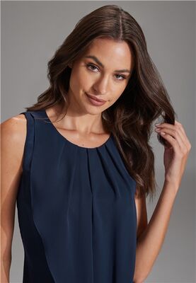 Swing tummansininen mekko