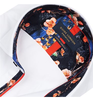 Guide London valkoinen slim fit paita