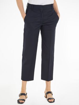 Tommy Hilfiger tummansiniset chinot lyhyemmällä lahkeella