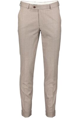 Turo hiekansävyiset suorat housut puvulle