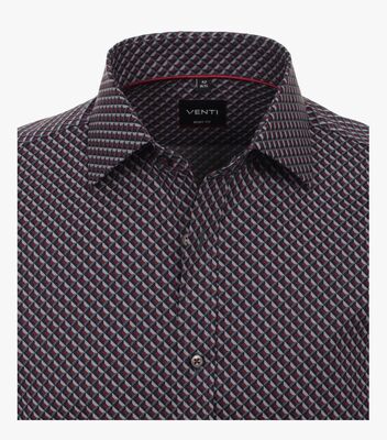 Venti kuviollinen kauluspaita body fit mitoituksella