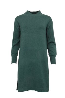 STI vihreä meleerattu neulemekko