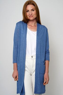 M.X.O vaaleansininen neuletakki