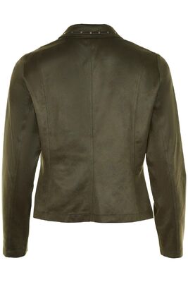 In Front oliivinvihreä keinonahkajakku