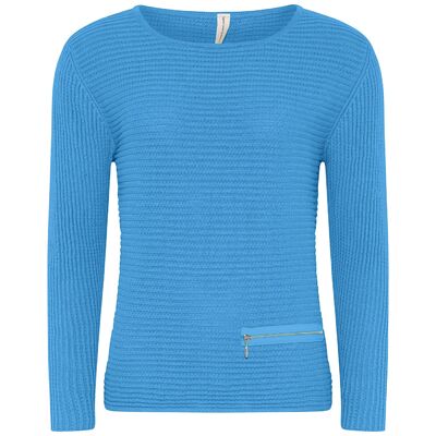 Skovhuus turkoosi puuvillaneule